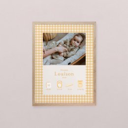 Joli vichy - moutarde