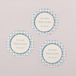 Joli vichy - bleu