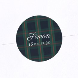 Claudine - tartan