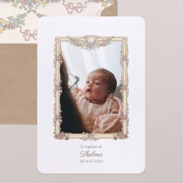 Mon premier portrait - rose