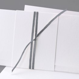 Ruban Satin gris foncé 90 cm