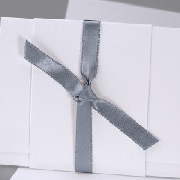 Ruban Satin gris foncé 90 cm