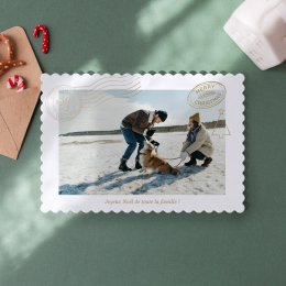 Carte postale - or