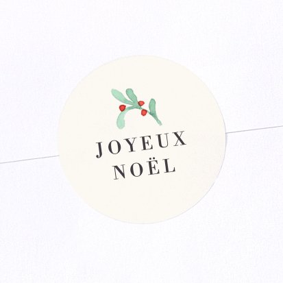Sticker Noël Marie Louise - houx