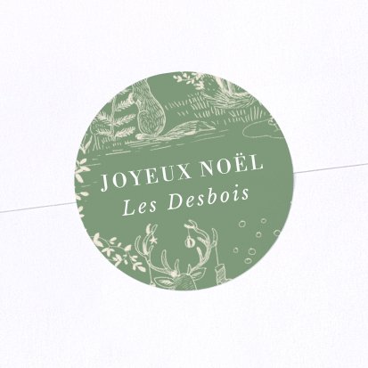 Sticker Noël Marie Louise - vintage