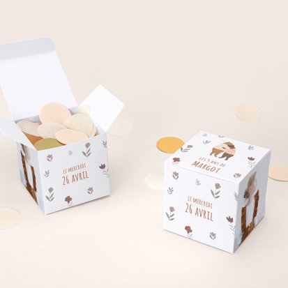 Papier cadeau mixte automne pour emballage cadeau