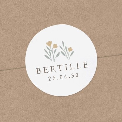 Layette fleurie