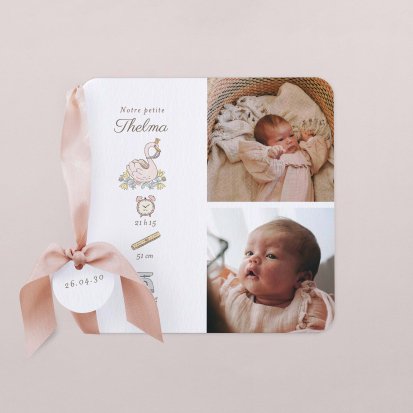 Mon premier portrait - rose