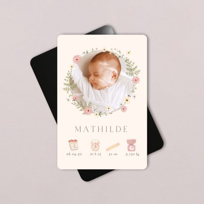 Faire-part naissance Carlina