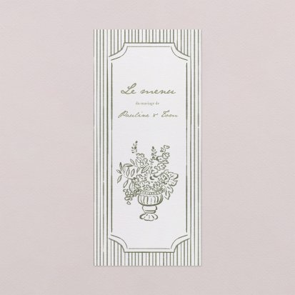Menu mariage Vérone