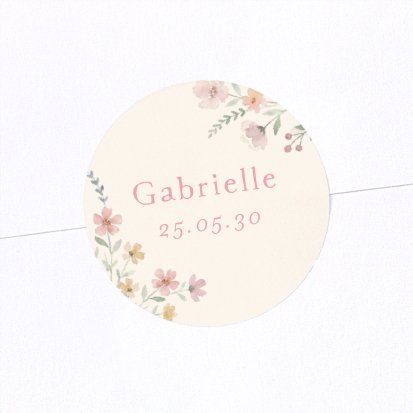 Petit sticker naissance Rosita