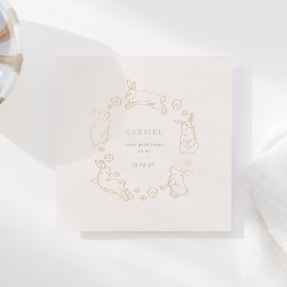 Petit lapin doré