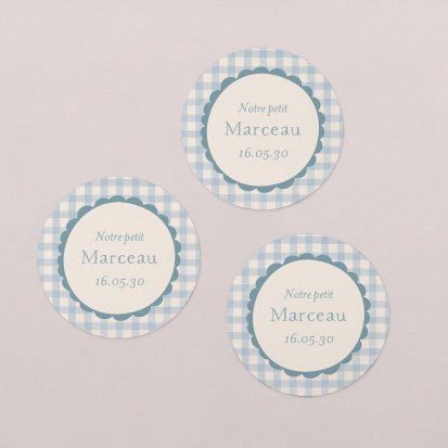 Joli vichy - bleu