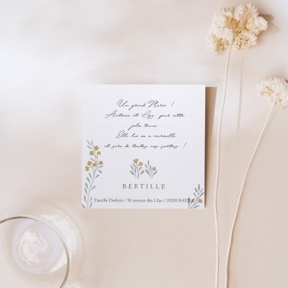 Layette fleurie