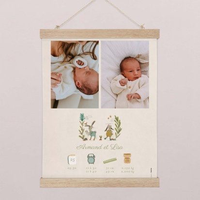 Deux petits lapins
