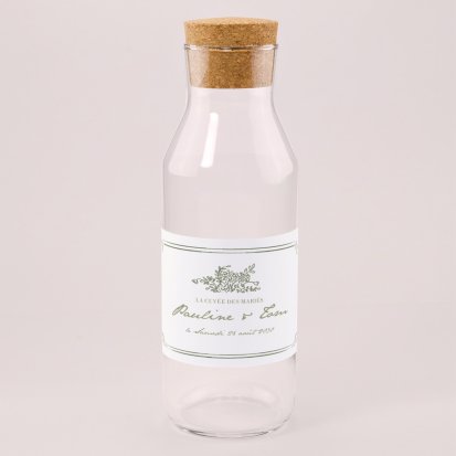 Etiquette bouteille mariage Vérone
