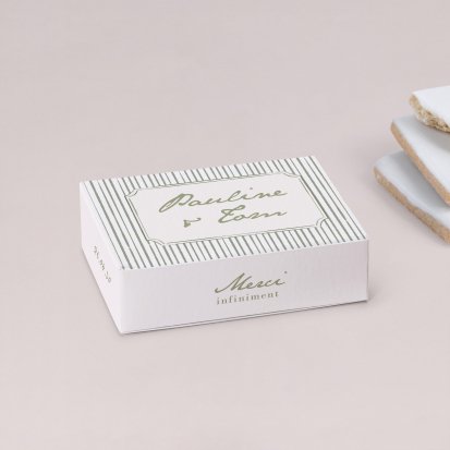 Boîte à biscuits mariage Vérone