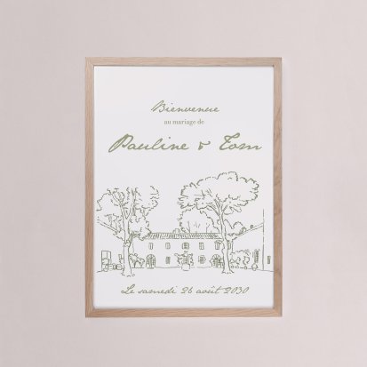 Panneau mariage Vérone