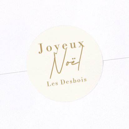 Sticker Noël Décoration vintage - Photo