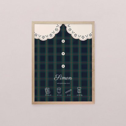 Claudine - tartan