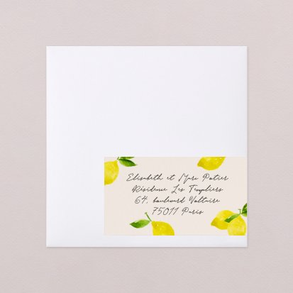Etiquette adresse enveloppe mariage Dolce vita