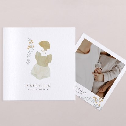 Layette fleurie