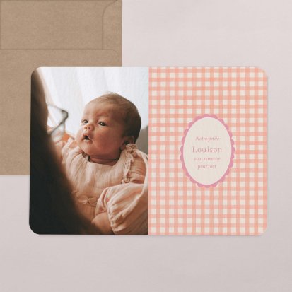 Joli vichy - rose