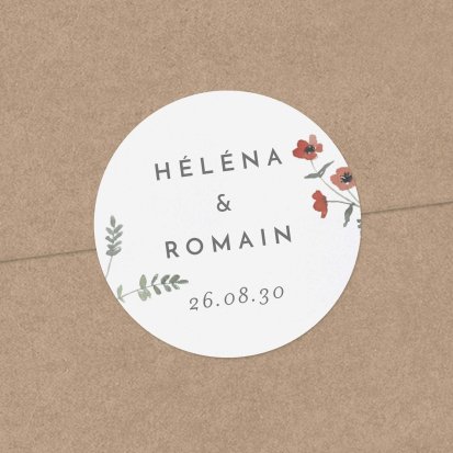 Sticker mariage Maison de campagne