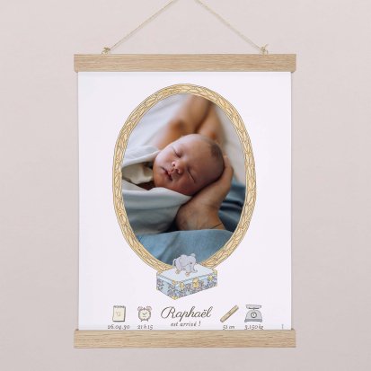 Mon premier portrait - bleu