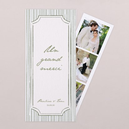 Remerciements mariage Vérone
