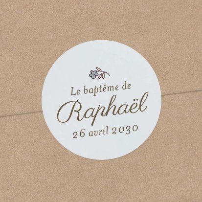 Mon premier portrait - bleu