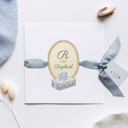 Mon premier portrait - bleu