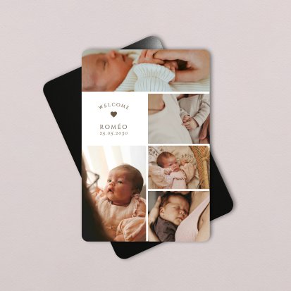 Faire-part naissance Mon petit pèle-mêle
