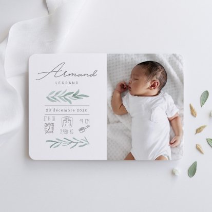 Faire-part naissance Armand