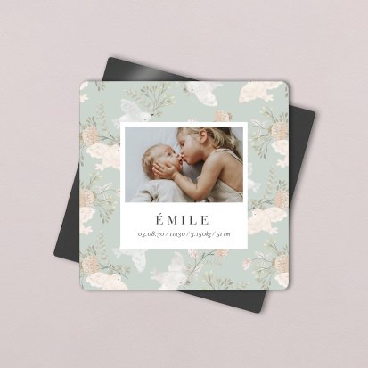 Faire-part naissance Envolée Fleurie II
