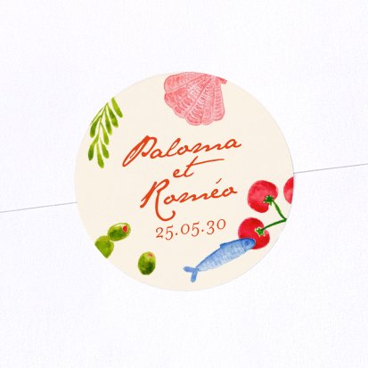 Sticker mariage Dolce vita