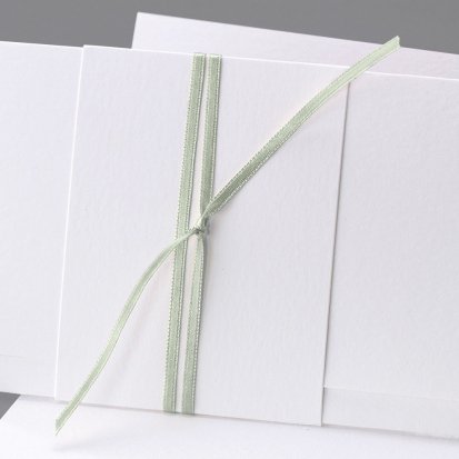 Ruban Satin vert amande 90 cm