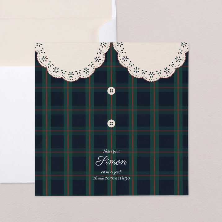Claudine - tartan