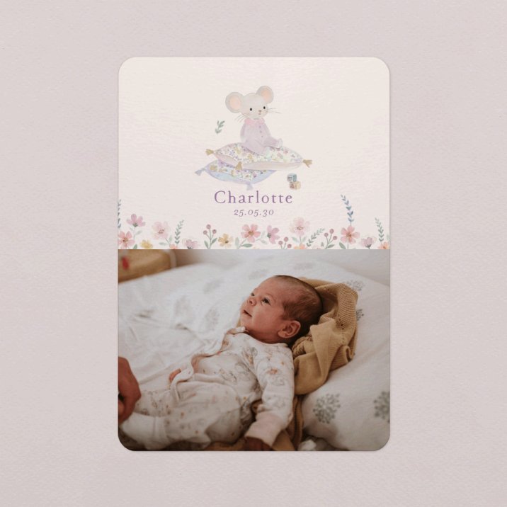 Faire-part naissance Violetta