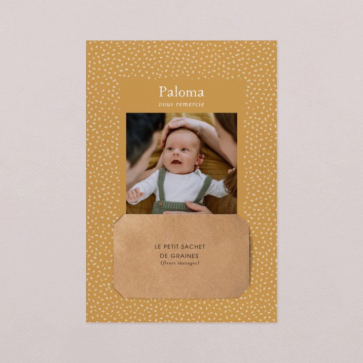 Remerciements naissance Baboo