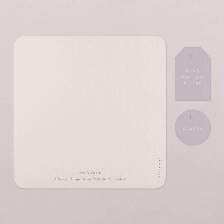Faire-part naissance Violetta