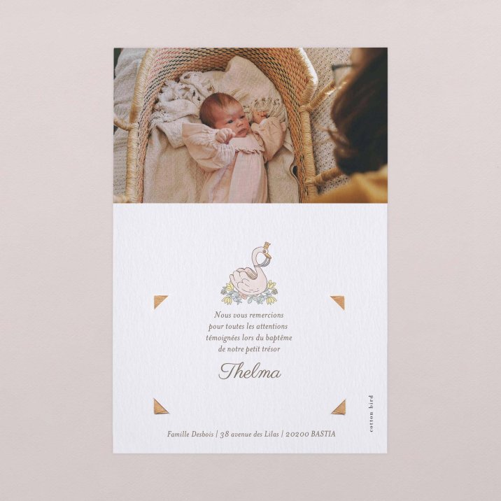 Mon premier portrait - rose