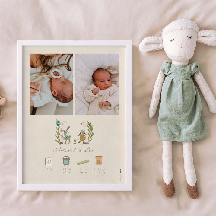 Deux petits lapins