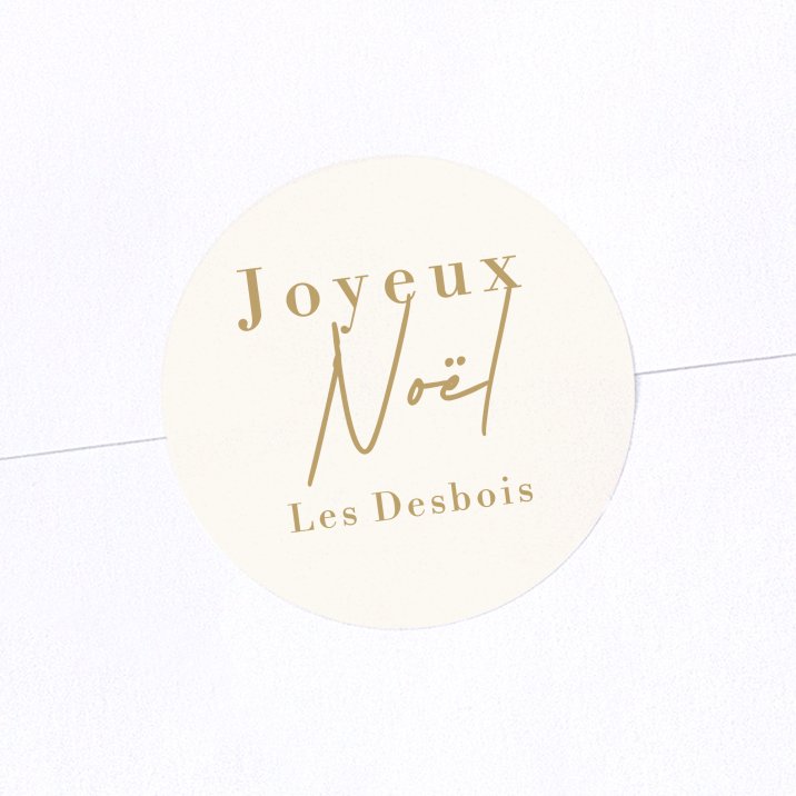 Sticker Noël Décoration vintage - Photo