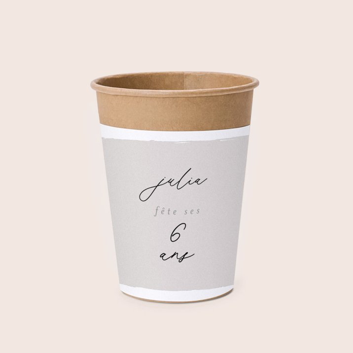 Gobelet anniversaire Signature