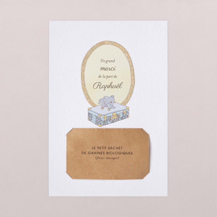 Mon premier portrait - bleu