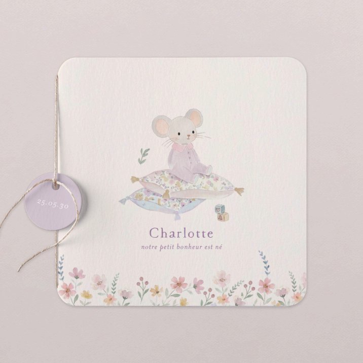 Faire-part naissance Violetta