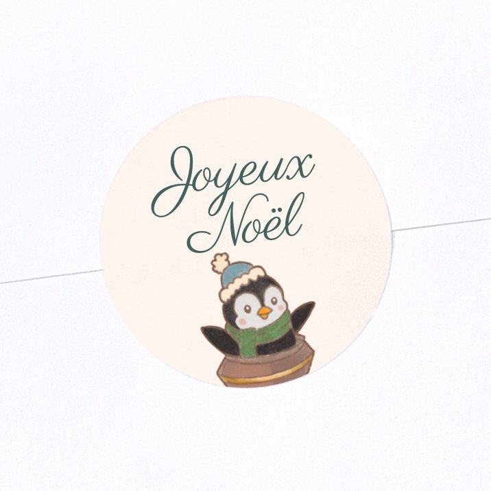 Sticker Noël Boule à neige - precious baby