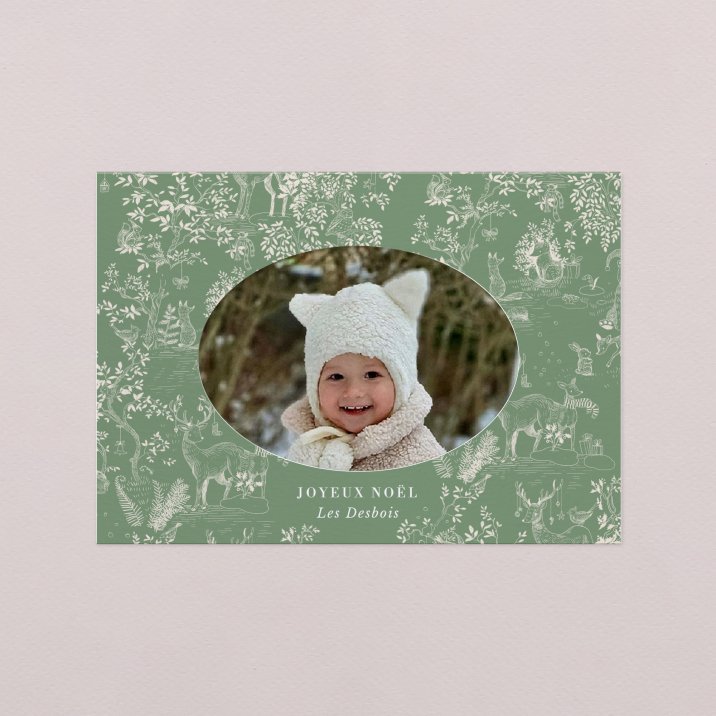 Carte de voeux Marie Louise - vintage
