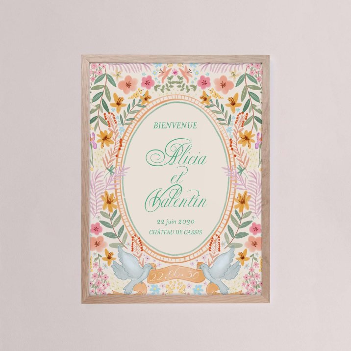 Pastel flowers